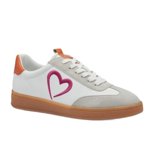 Sneakersy MARCO TOZZI 2-83701-44 166 BIAŁO/RÓŻOWE
