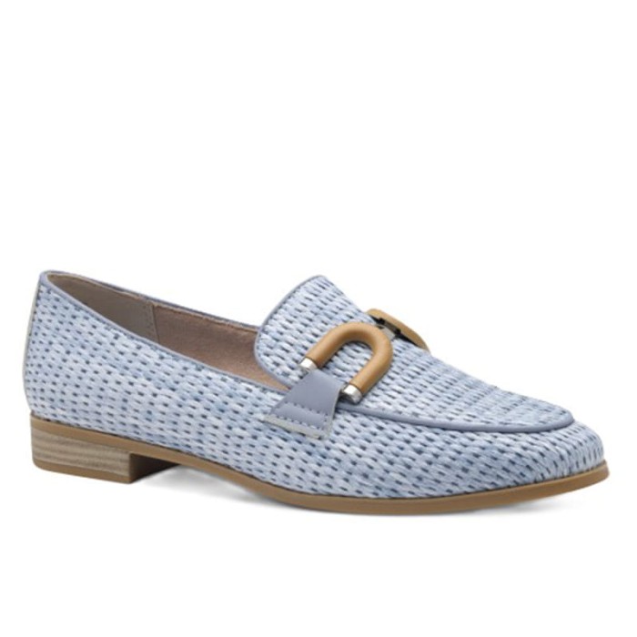 Mokasyny MARCO TOZZI 2-24221-44 847 NIEBIESKIE