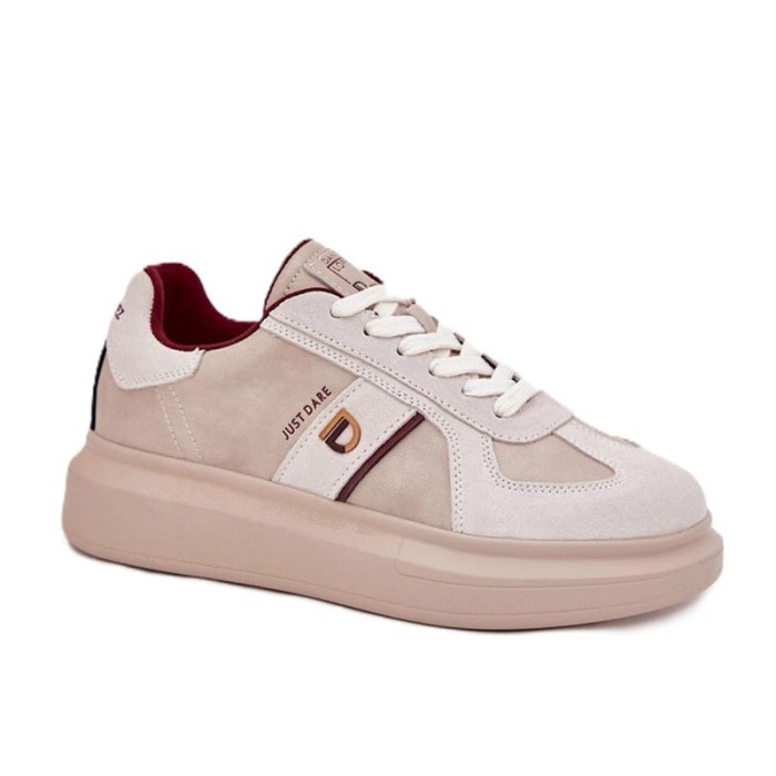Sneakersy DANIEL LOPEZ SS2D4003 BEŻOWE