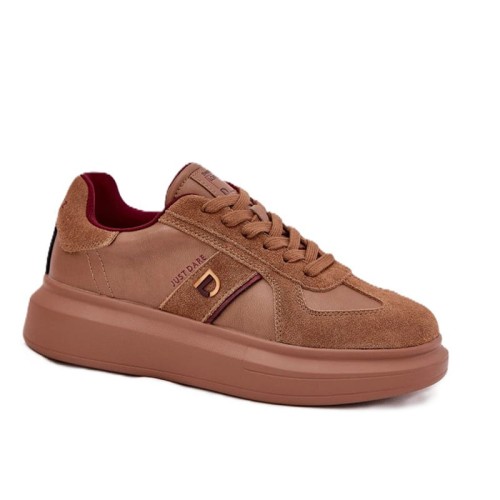 Sneakersy DANIEL LOPEZ SS2D4005 BRĄZOWE