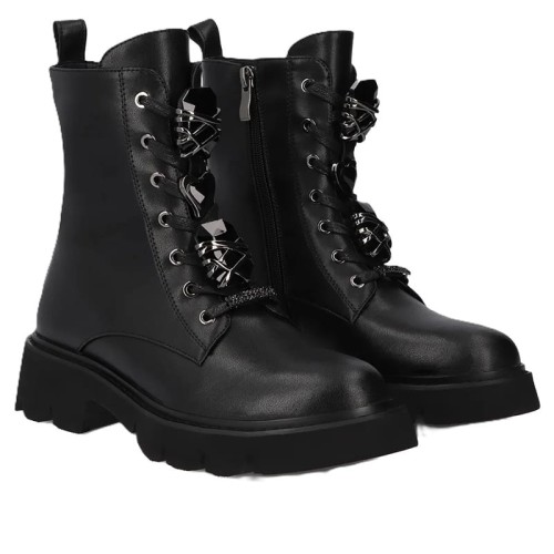 Botki FILIPPO DBT7308/25 CZARNE