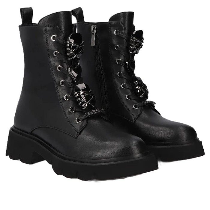 Botki FILIPPO DBT7308/25 CZARNE