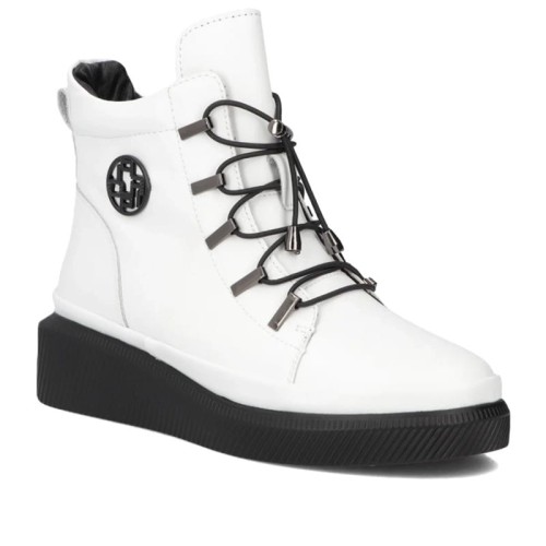 Botki FILIPPO DBT7416 BIAŁE