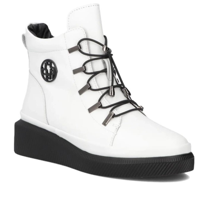 Botki FILIPPO DBT7416 BIAŁE