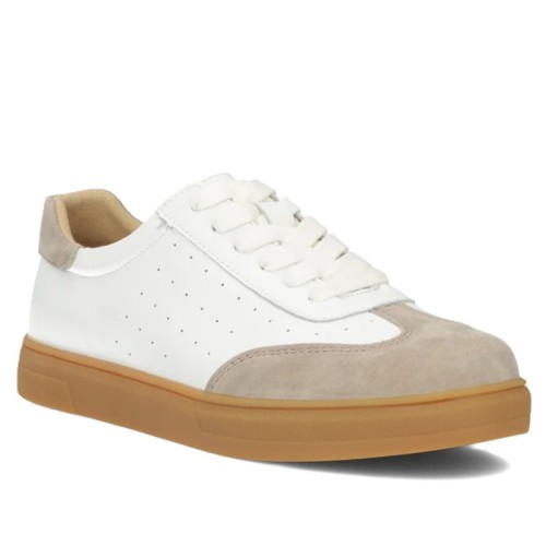 Sneakersy FILIPPO DP6128/26 WH BE BIAŁO BEŻOWE