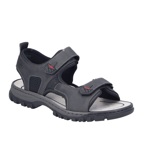 Sandały RIEKER 25055-00 CZARNE