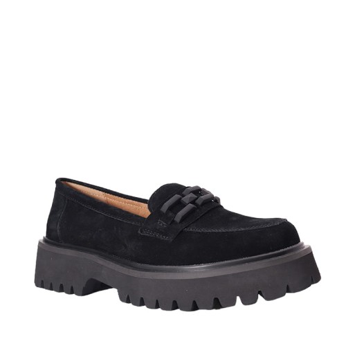 Półbuty FILIPPO DP4792/23 BK SU CZARNE/ZAMSZ
