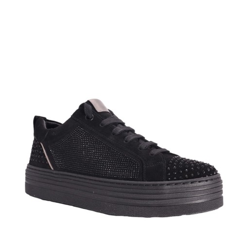 Sneakersy VENEZIA 23684-4 SU CZARNE