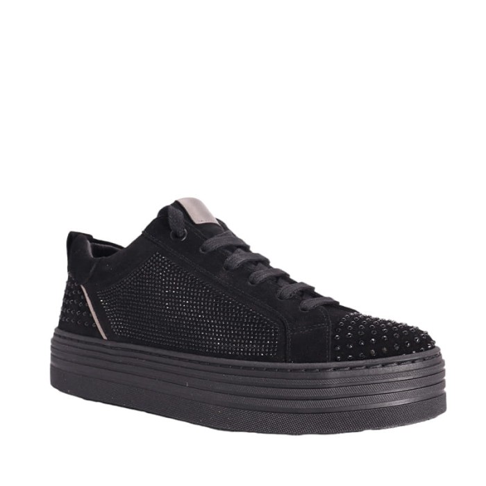 Sneakersy VENEZIA 23684-4 SU CZARNE