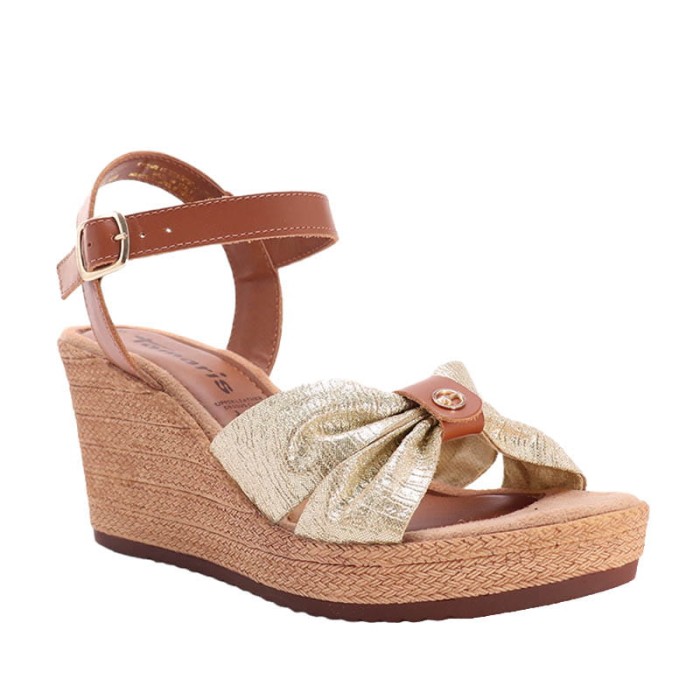 Sandały TAMARIS 1-28346-20 496 ZŁOTE