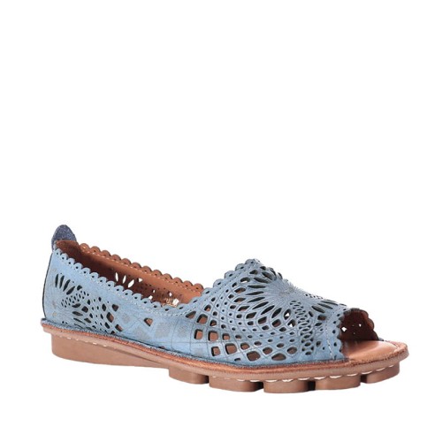 Baleriny VENEZIA 017031 JEANS