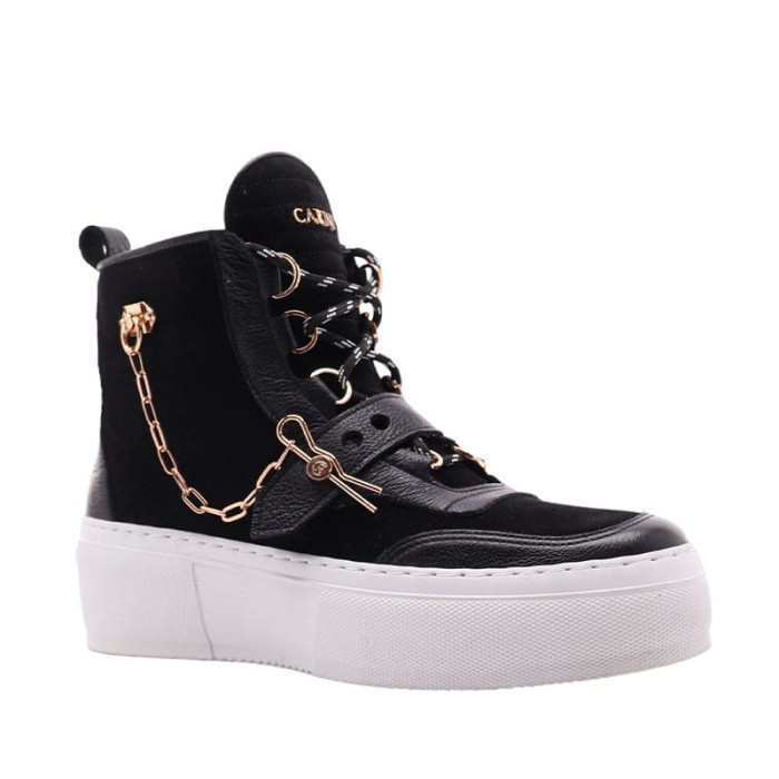 Sneakersy CARINII B7051 CZARNE